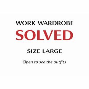 Women’s Size Large Work Clothing Collection – 3 Complete Professional Outfits